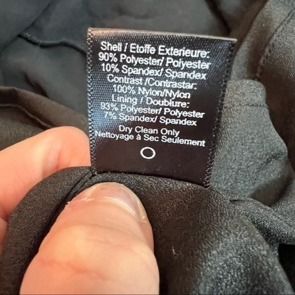 DRESS THE POPULATION 'PATRICIA' ILLUSIONS CHIFFON ROMANTIC BLACK MAXI DRESS sz S - Picture 15 of 16